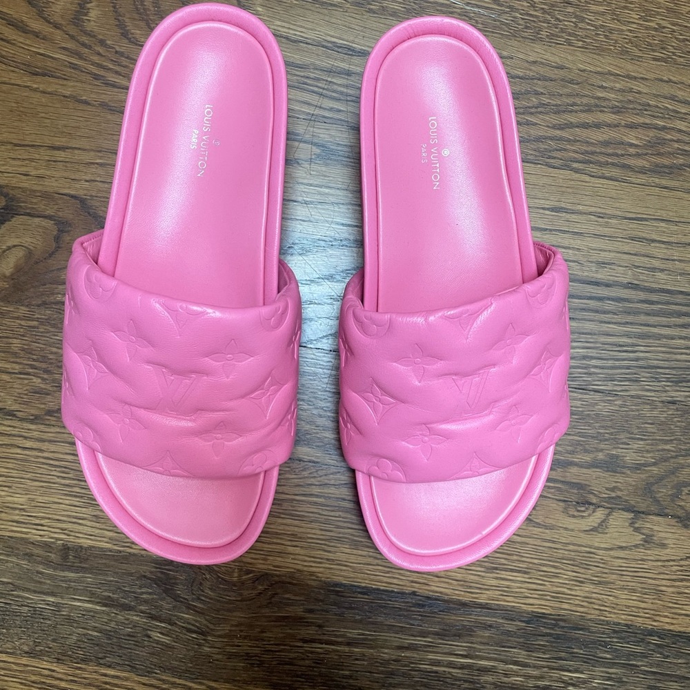 Authentic Louis Vuitton slides